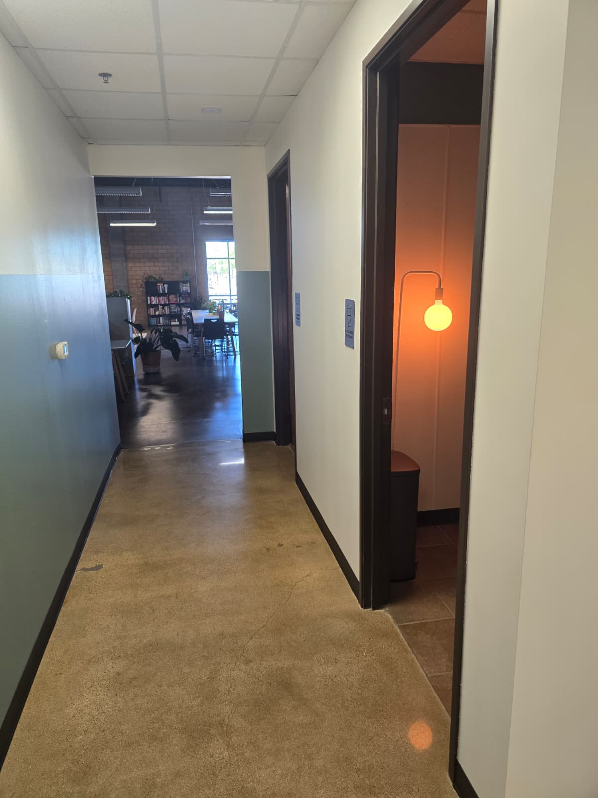 Hallway & Restrooms